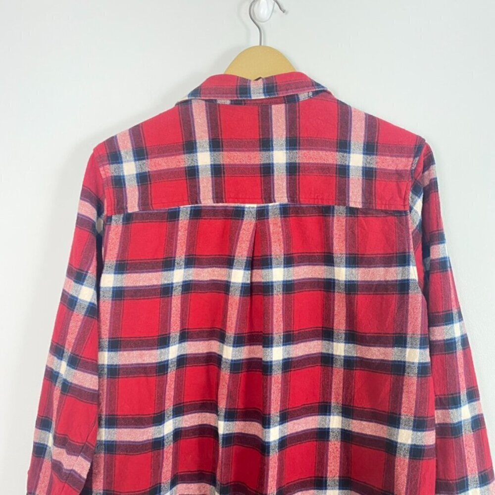 Vintage 90's Wrangler Plaid Cozy Boyfriend Flannel - Picture 10 of 11